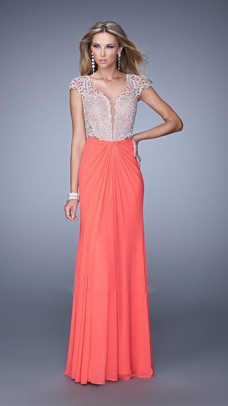 La Femme - 21294 Prom Dress  in Pink