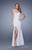 La Femme - 21295 Lace Sweetheart Sheath Dress In White