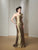 Boutique by Mon Cheri - 212973 Long Dress In Brown