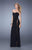 La Femme - 21299 Glittering Strapless Jersey Evening Gown In Black