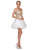 Dancing Queen Off Shoulder Embellished Cocktail Dress 2130 - 1 pc Off White In Size XS Available in Off White