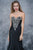 Nina Canacci - 2135 Bejeweled Sweetheart Mermaid Dress In Black