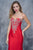 Nina Canacci - 2135 Bejeweled Sweetheart Mermaid Dress In Red