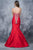 Nina Canacci - 2135 Bejeweled Sweetheart Mermaid Dress In Red