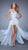 La Femme - 21383 Lace Sweetheart Chiffon Romper/Dress In Blue