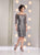 Social Occasions by Mon Cheri - Cocktail Dress in Pewter 213899 in Gray