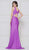 Colors Dress - 2138 Sleeveless Knotted V Neck Fitted Long Gown