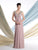 Montage by Mon Cheri - 213962 Long Dress In Light Mink