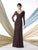 Montage by Mon Cheri - 213976 Long Dress In Cocoa