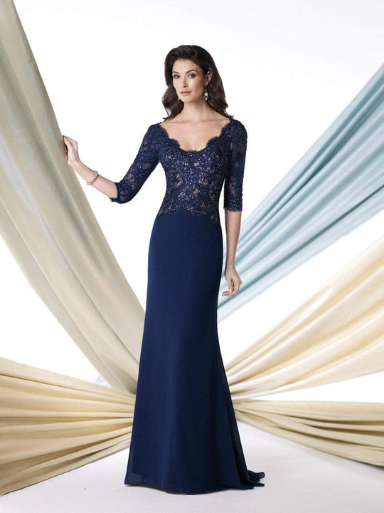 Montage by Mon Cheri - 213978W Dress in Blue