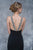 Nina Canacci - 2139 Embellished Haltered Sheath Gown In Black