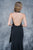 Nina Canacci - 2140 Halter Evening Gown with Side Slit In Black