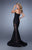 La Femme - 21428 Strapless Lace Mermaid Gown In Black