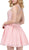 Dancing Queen - 2145 Bejeweled Illusion Neck A-line Homecoming Dress