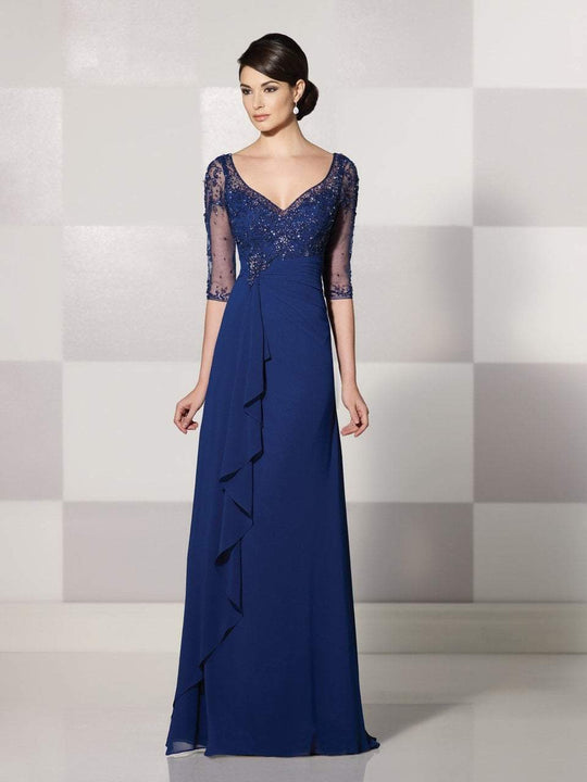 Cameron Blake by Mon Cheri - 214689W Dress in Blue
