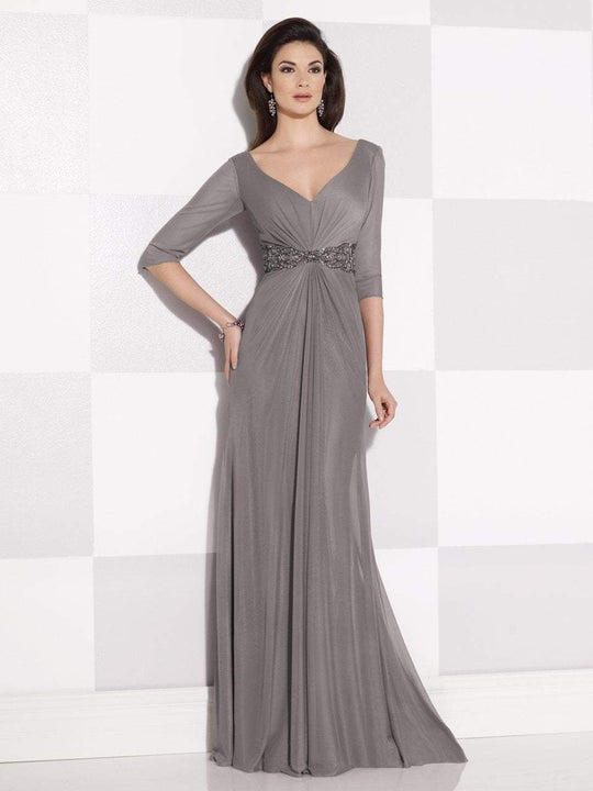 Cameron Blake by Mon Cheri - 214694W Dress in Gray
