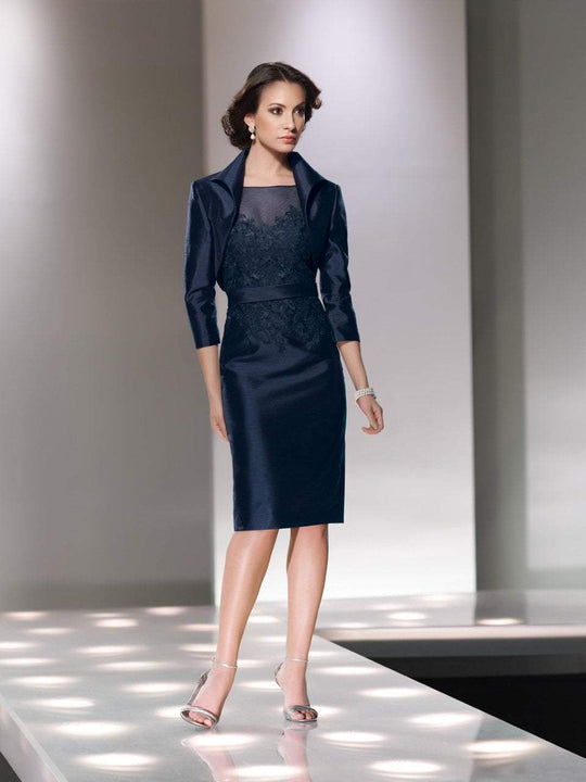 Social Occasions by Mon Cheri - 214836 Dress in Blue