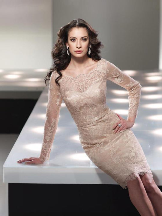 SOCIAL OCCASIONS BY MON CHERI -  SHORT DRESS IN BLUSH 214846