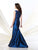 Montage - Lace Bateau Neck Mermaid Dress 214945