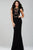 Sleeveless Cutout Detailed Long Sheath Dress 21494