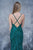 Nina Canacci - 2149 Plunging V-Neck Mermaid Gown In Green