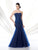 Ivonne D by Mon Cheri - 214D54 Long Dress In Cobalt Blue
