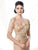 Ivonne D - Lace Applique Quarter Sleeve Gown 214D59