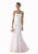 Mon Cheri - Semi-Sweetheart Chiffon Dress in Ivory/Pink 215107