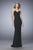La Femme - 21529 Embellished Sweetheart Sheath Dress In Black