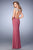 La Femme - 21529 Embellished Sweetheart Sheath Dress In Pink