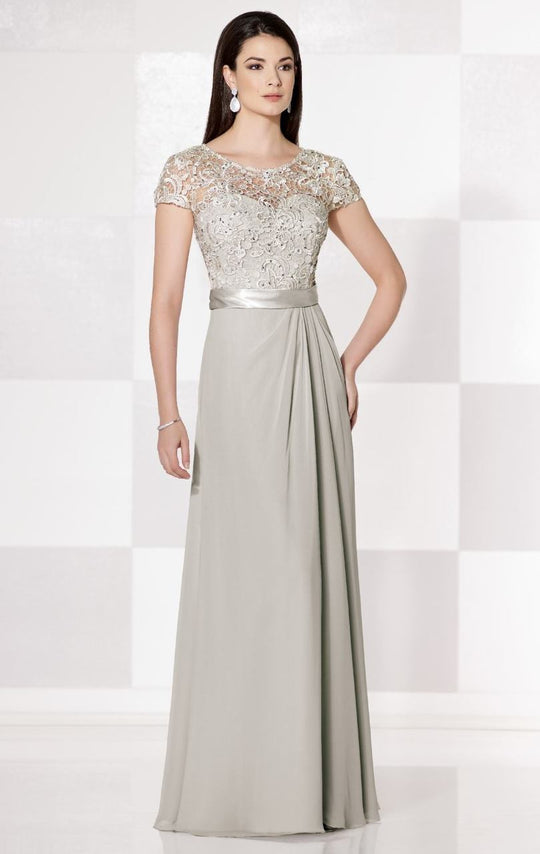 Cameron Blake by Mon Cheri - 215625 Dress in Silver