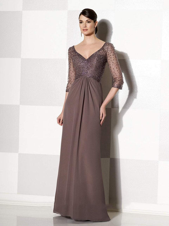 Cameron Blake by Mon Cheri - 215628 Dress in Brown