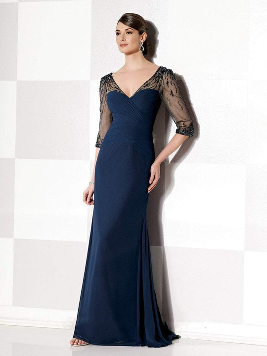 Cameron Blake by Mon Cheri - 215630W Dress in Blue