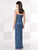 Cameron Blake - Strapless Long Dress 215640 in Blue