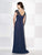 Cameron Blake - V Neck A Line Long Dress 215641