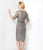 Social Occasions by Mon Cheri - 215805W Dress in Gray