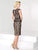Social Occasions - 215815 Two-Piece Lace Illusion Bateau Neck Dress in Black