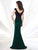 Montage by Mon Cheri - 215923 Dress Black and Green