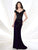 Montage by Mon Cheri - 215923 Dress Black and Purple