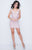 Nina Canacci - 216 Fitted Low V Back Sleeveless Cocktail Dress In Pink