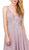 Dancing Queen - 2161 Beaded Lace V-neck A-line Prom Dress In Brown