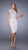 La Femme - 21619 Stretch Satin Cocktail Dress In Champagne