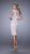La Femme - 21619 Stretch Satin Cocktail Dress In Champagne