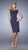 La Femme - 21619 Stretch Satin Cocktail Dress In Navy