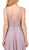 Dancing Queen - 2161 Beaded Lace V-neck A-line Prom Dress In Brown