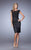 La Femme Embroidered Lace Cocktail Dress 21633 In Black