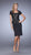 La Femme - Floral Lace Cocktail Dress 21641 In Black