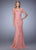 La Femme - 21657 Charming Lace Long Evening  Dress In Pink