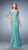 La Femme - 21657 Charming Lace Long Evening  Dress In Blue and Green