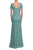 La Femme - Charming Lace Long Evening  Dress 21657 - 2 pcs Nude in Sizes 6 and 10 and 1 pc Meadow in Size 14 Available